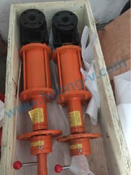 DIN cast iron pneumatic with handwheel flange pinch valve